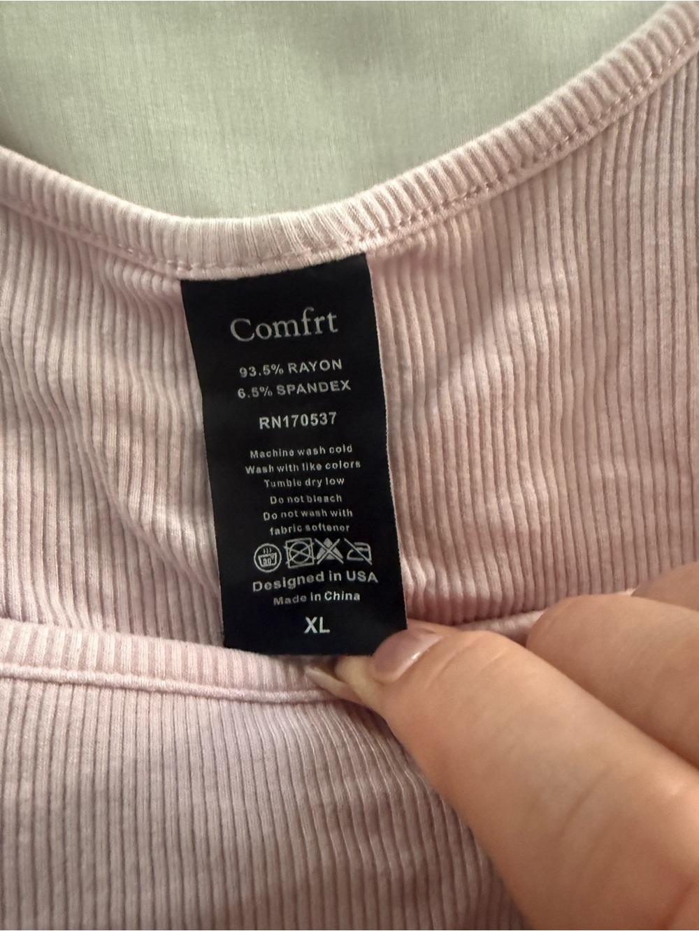 Comfortable Pink Ribbed Tank & Shorts Sleep Set - Picture 2 of 3